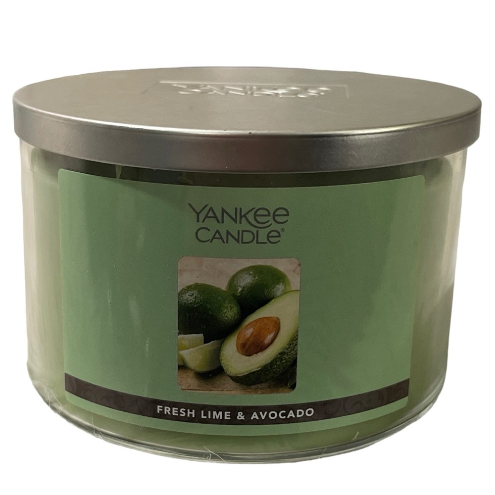 Yankee Candle Fresh Lime & Avocado 3-Wick Candles 18oz/510g